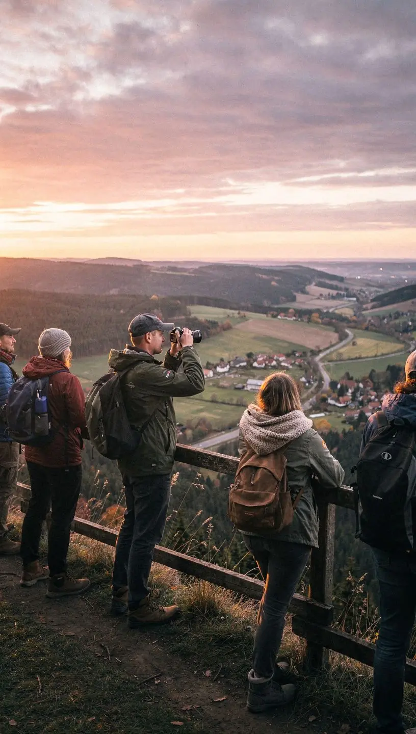 Nahaufnahme von Händen, die frisches Moos und Waldboden während eines Waldbad-Erlebnisses berühren.